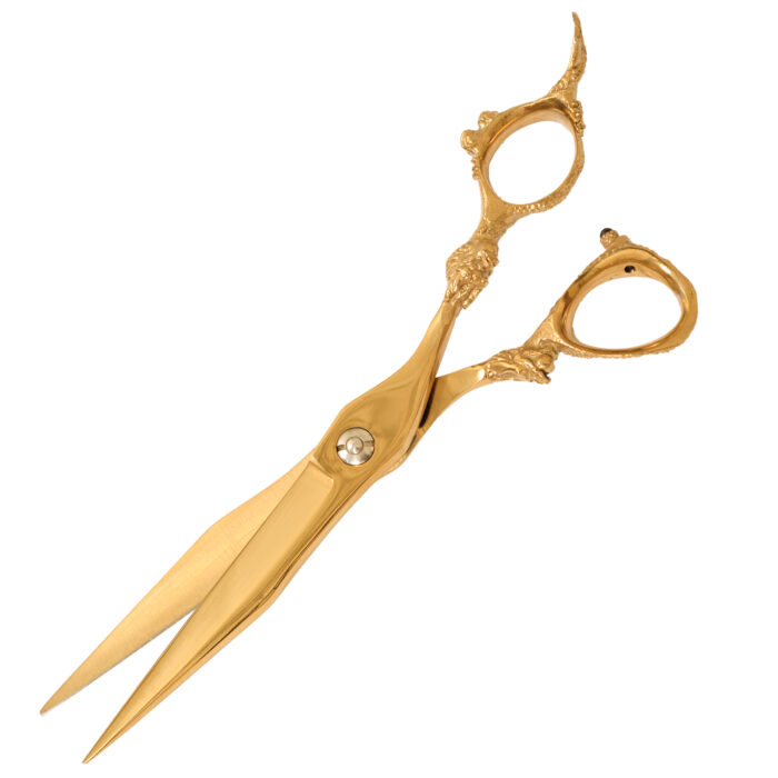 Stylish Gold Hair Cutting Scissors