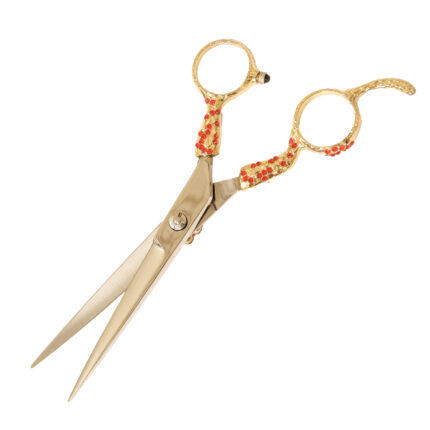 Red Pearls Razor Shears