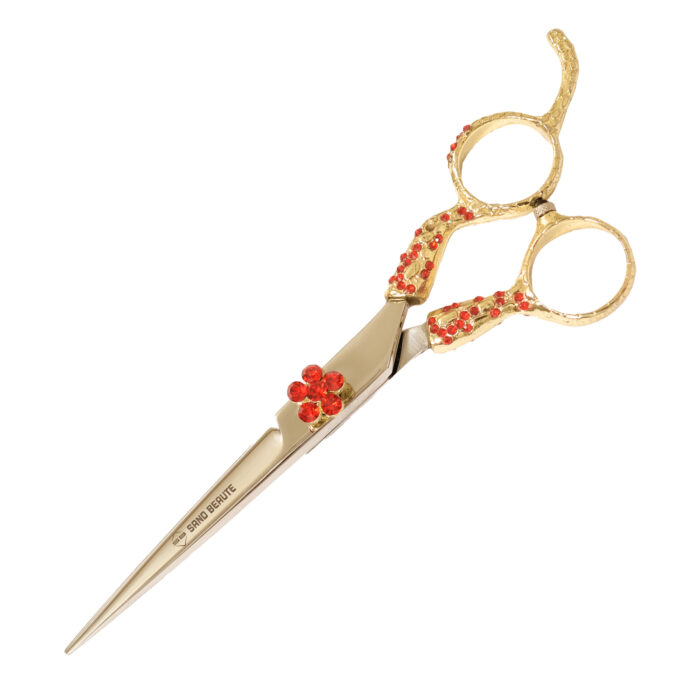 Red Pearls Razor Shears